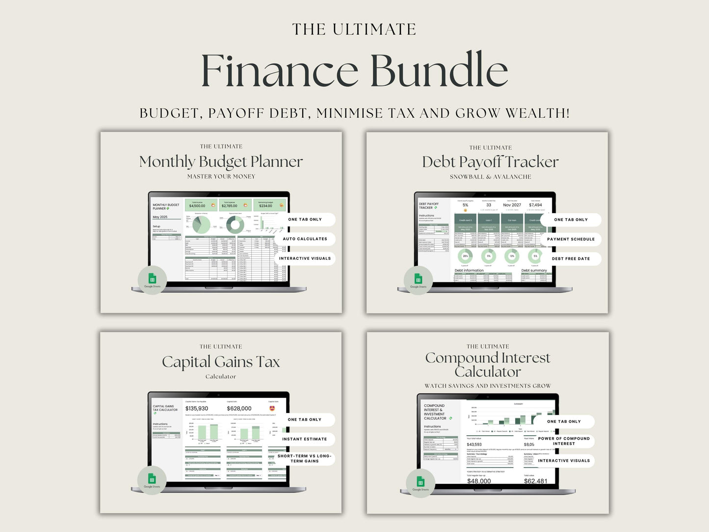 All-in-One Money Management Toolkit – Budget, Debt & Tax Tools