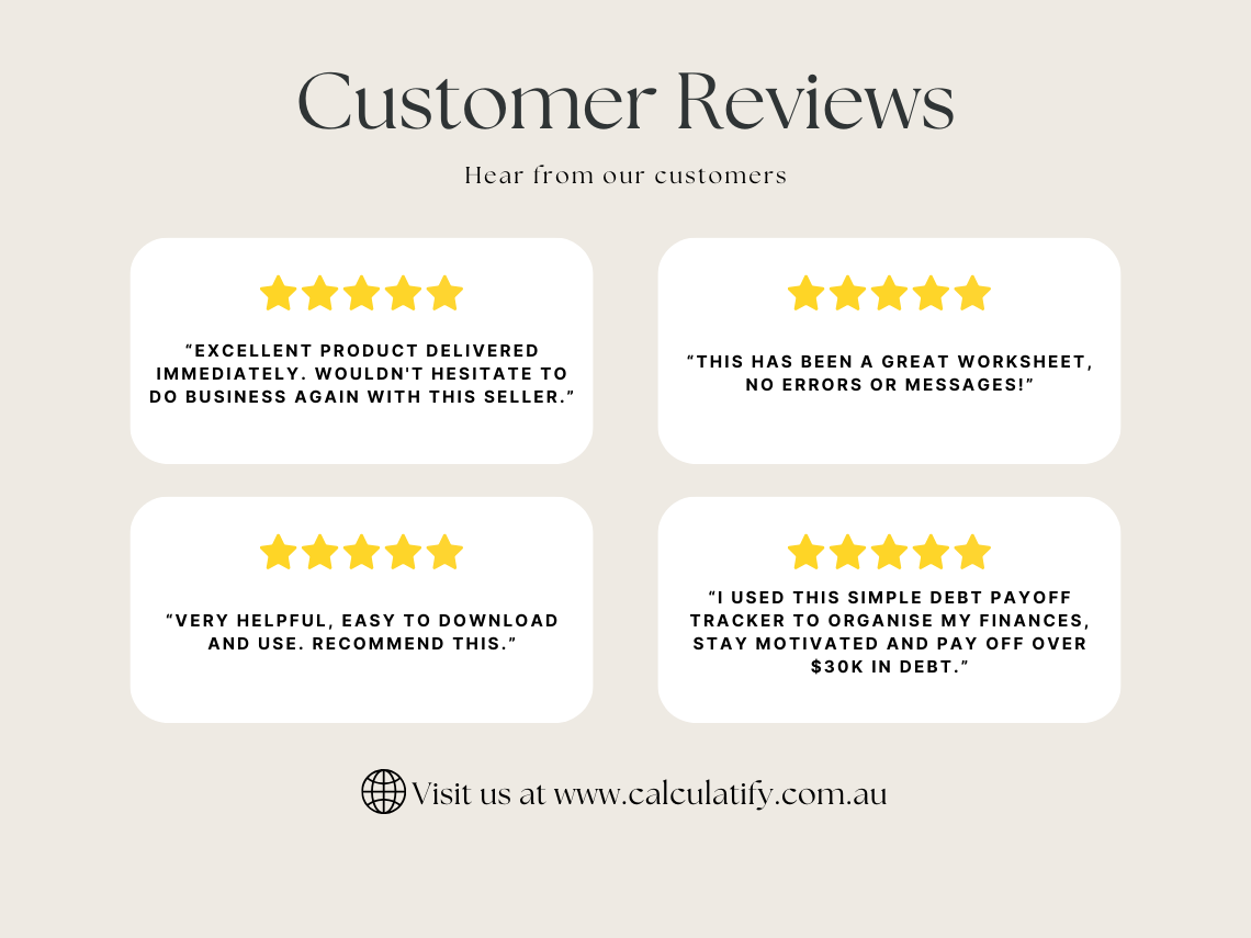 Annual Budget Tracker – Google Sheets Budget Tracker