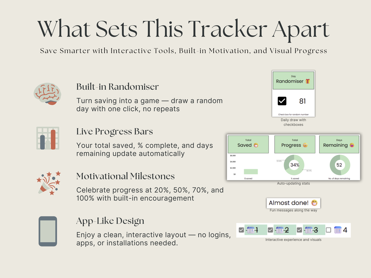 100 Day Savings Challenge – Google Sheets Tracker