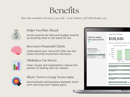 Capital Gains Tax Calculator – Australia | Shares & Property