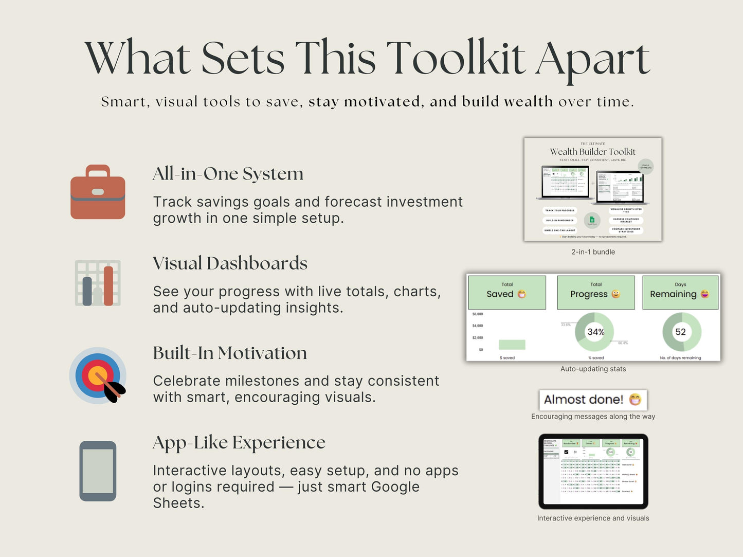 Wealth Builder Toolkit – Savings Challenge + Compound Interest