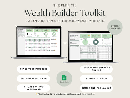 Money Tracker Bundle – 100 Envelope + Monthly Budget Planner