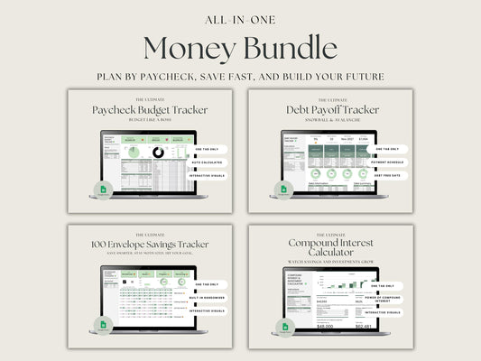 All-in-One Money Bundle – Budget, Save & Pay Off Debt