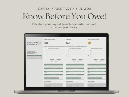 Capital Gains Tax Calculator – Australia | Shares & Property